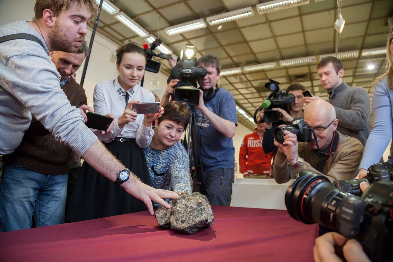 Челябинский метеорит. Фото: Илья Мельников