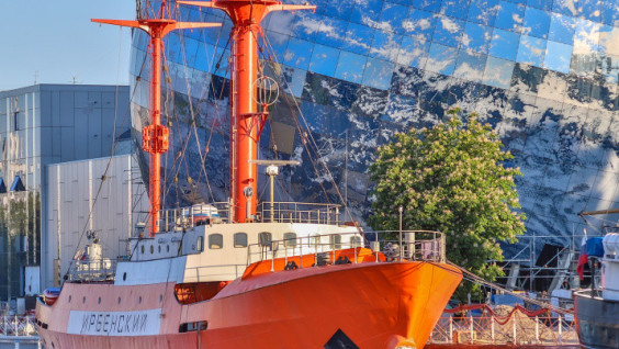 Unique Lightship "Irbensky" Became Part of the Museum in Kaliningrad