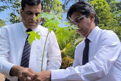 Trees were Planted in India and Sri Lanka in Honor of the 180th Anniversary of the RGS