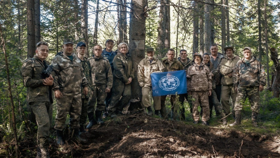 В Красноярском крае установлен памятный знак на месте гибели пилота Алсиба