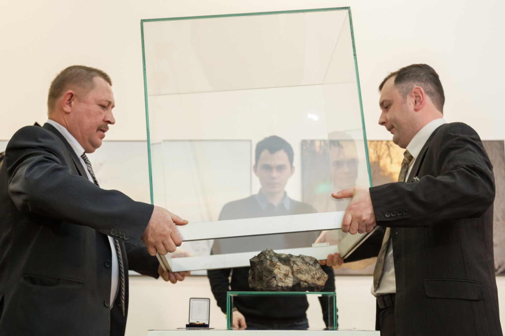 Встреча знаменитого Челябинского метеорита (21.01.2015)