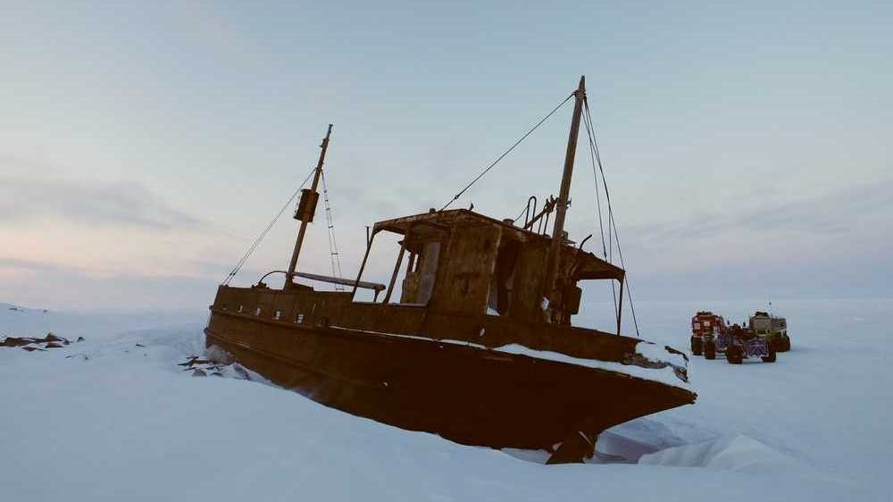 Морская ледовая автомобильная экспедиция 2014