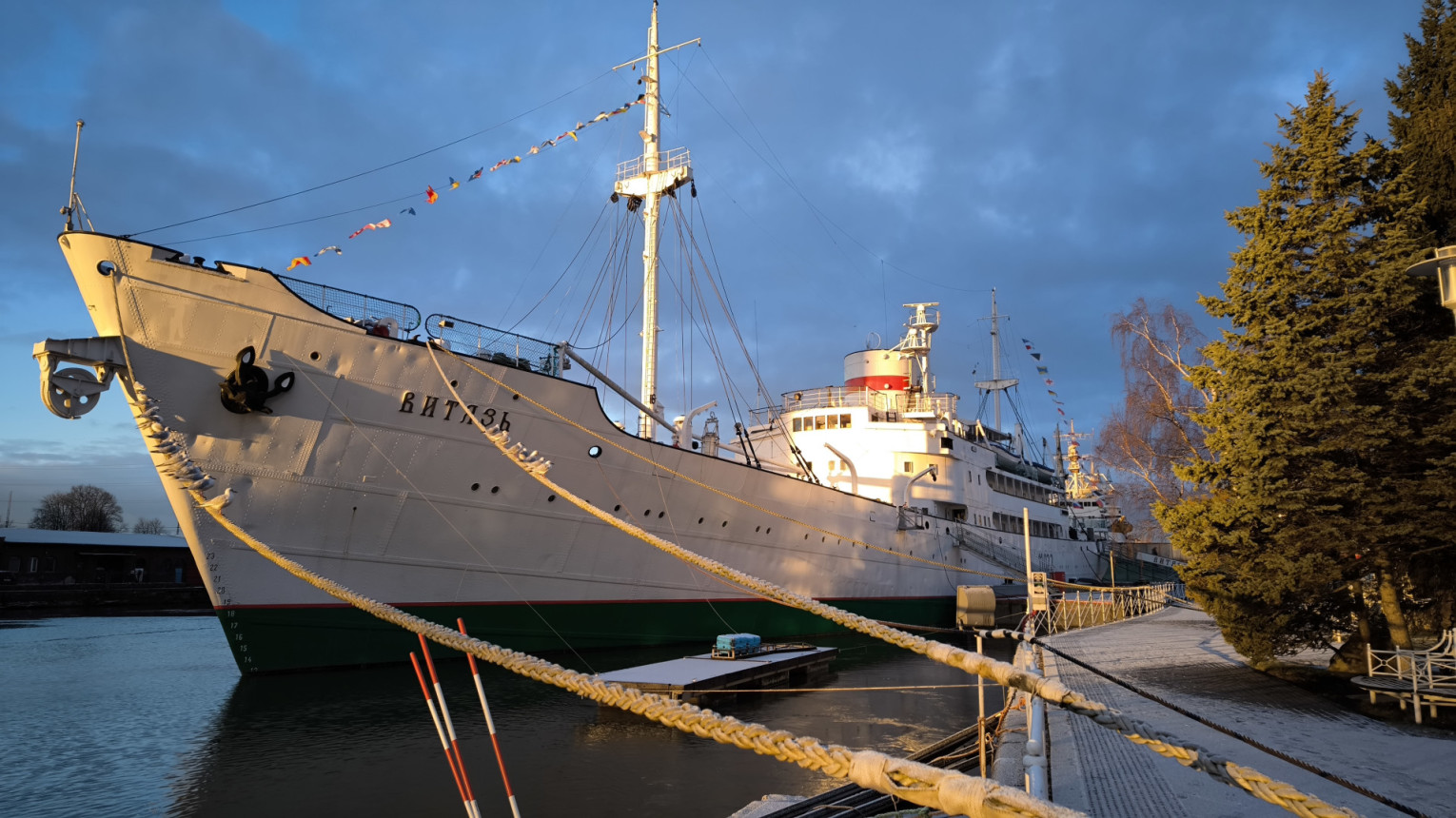 Научно-исследовательское судно «Витязь». Фото: Музей Мирового океана 