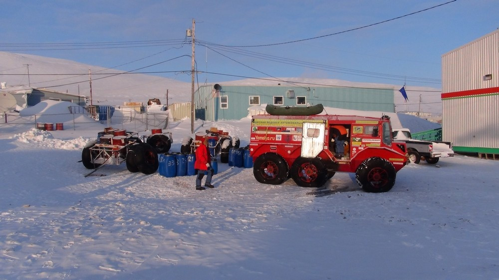 Морская ледовая автомобильная экспедиция 2014