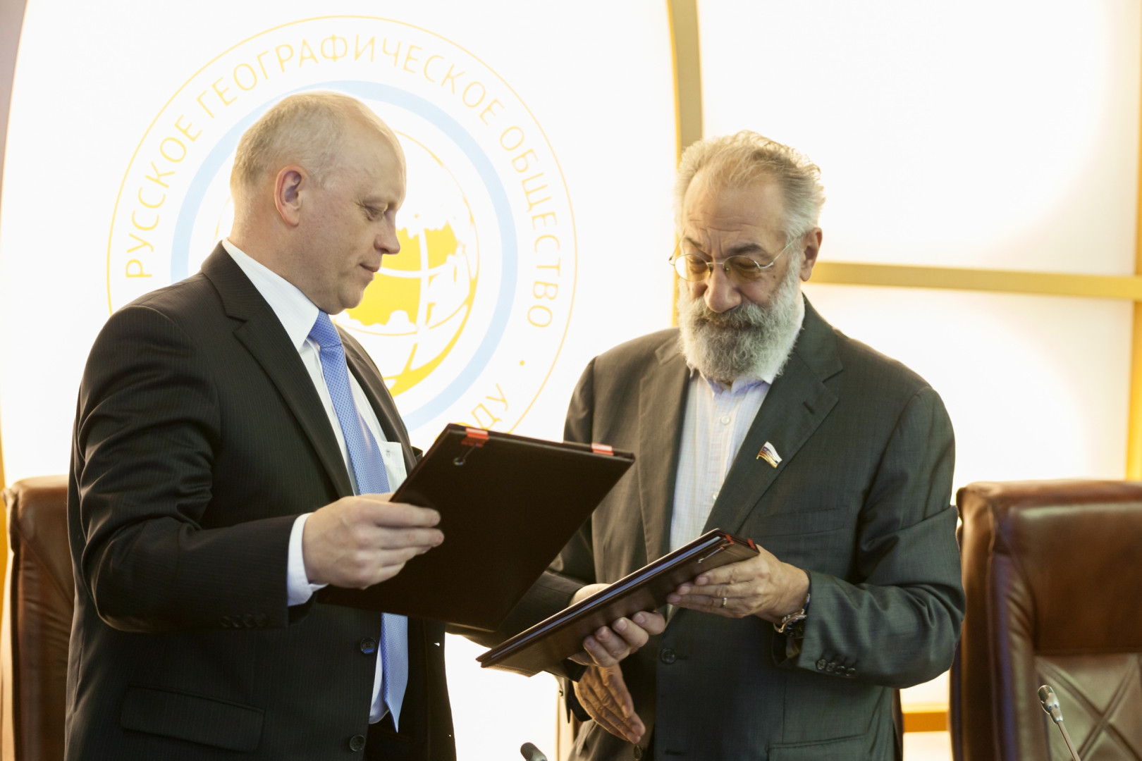 Подписание Соглашения о взаимодействии с Омской областью (20 мая 2015 года)