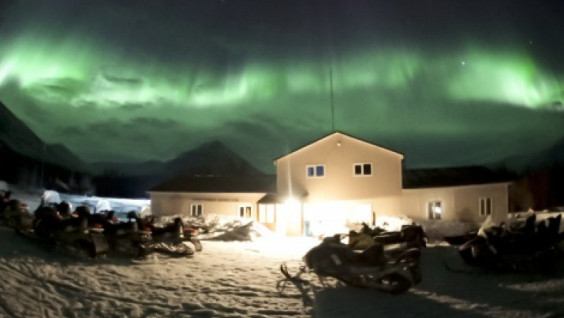 The northern lights moved from Arctic to the middle latitudes