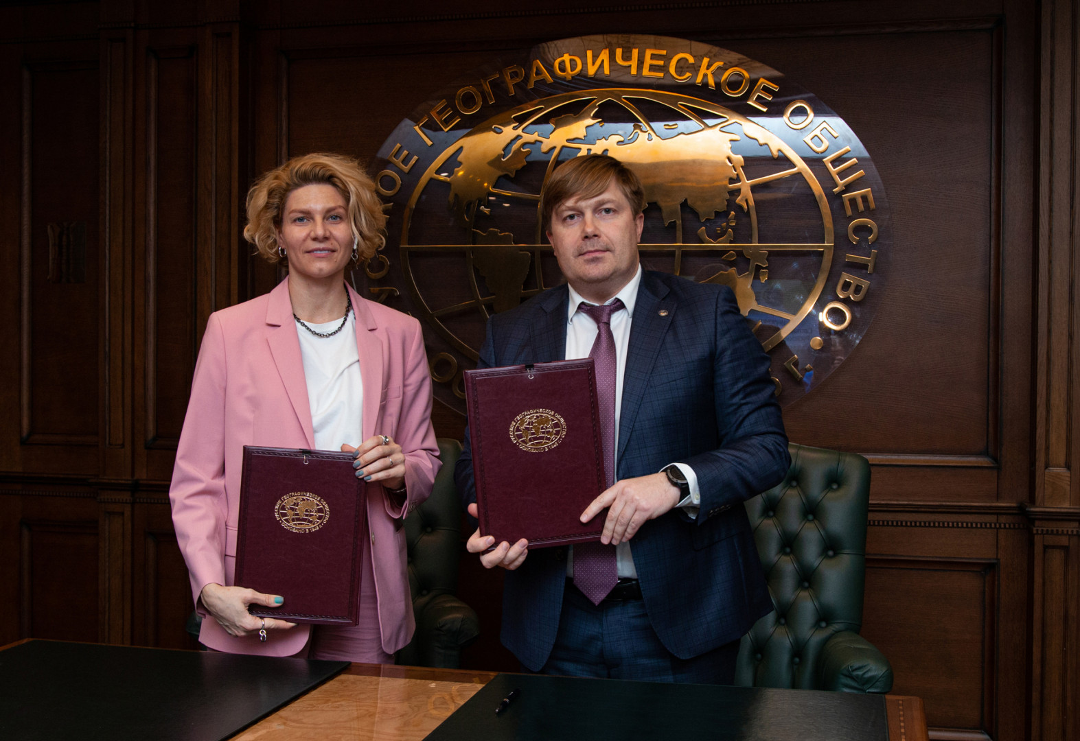 Подписание соглашения о взаимодействии между Русским географическим обществом и администрацией Липецкой области