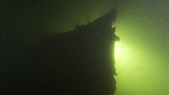 The Expedition of the RGS Discovers the MO-308 Anti-Submarine Trawler near Sommers Island 