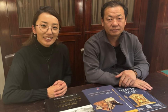 Researchers from Mongolia Come to the Scientific Archive of the RGS to Study the History of Their Country