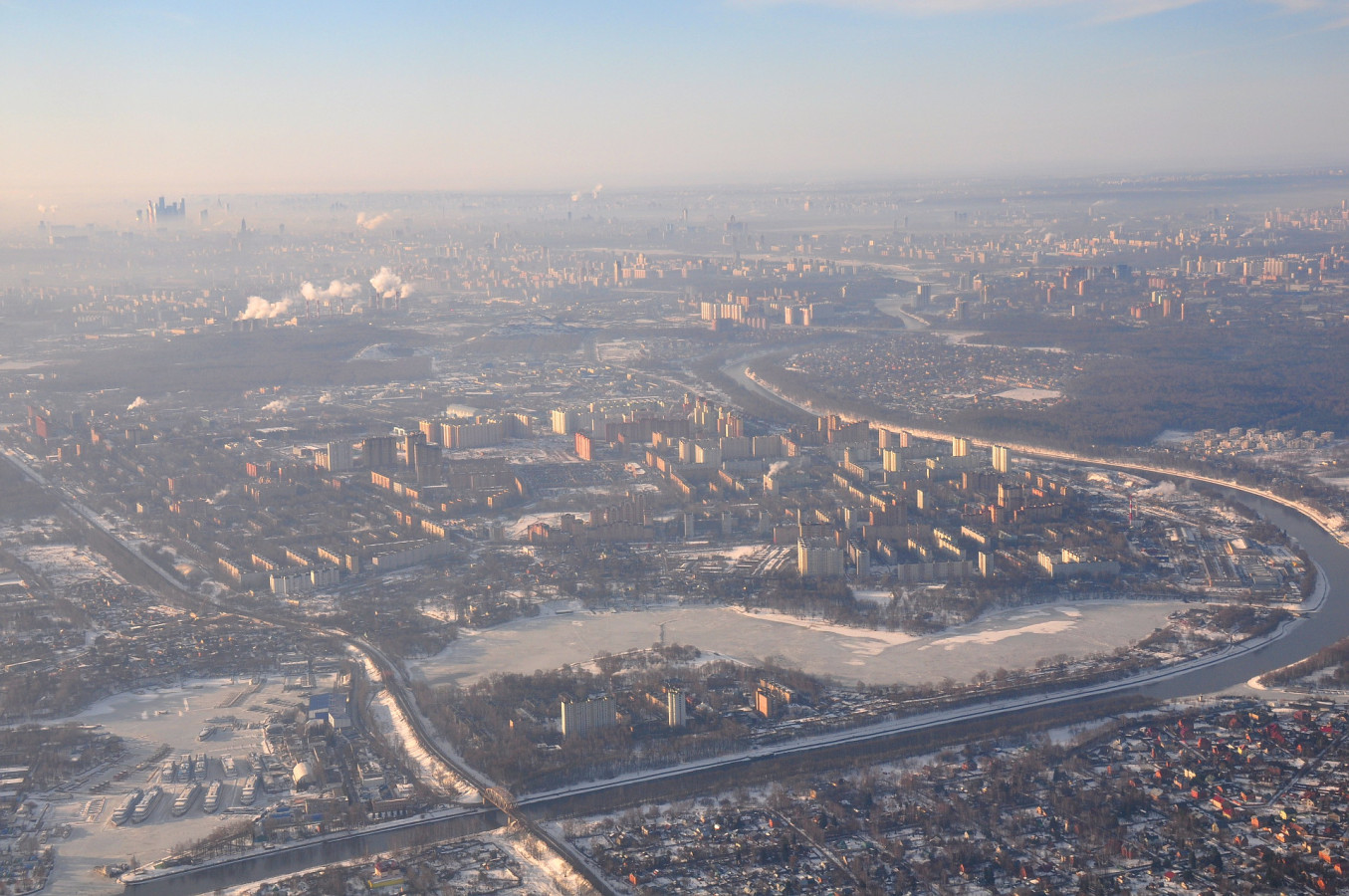 Москва с высоты птичьего полёта. Фото: Александр Рауш, участник конкурса РГО 