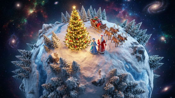 The Russian Geographical Society Wishes its Colleagues and Friends a Happy New Year!