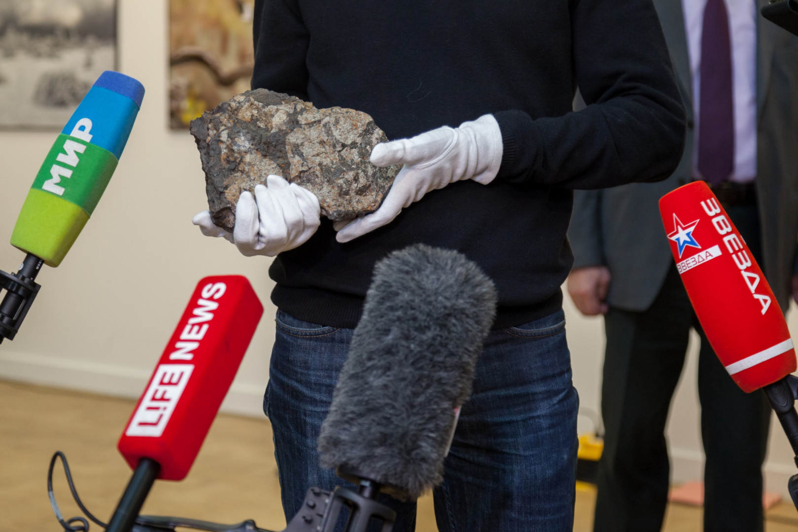 Встреча знаменитого Челябинского метеорита (21.01.2015)