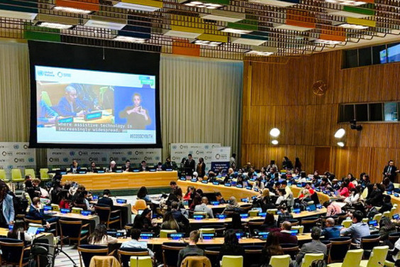 The delegation of the RGS takes part in the work of the Youth Forum of the UN Economic and Social Council