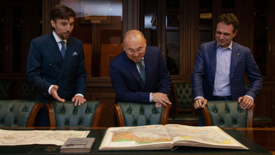 RGS Headquarters visited by Ambassador of Kazakhstan to Russia