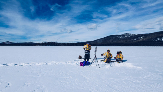 The RGS Tests Archeological Research Drone at the Bottom of the Sayano-Shushensky Reservoir