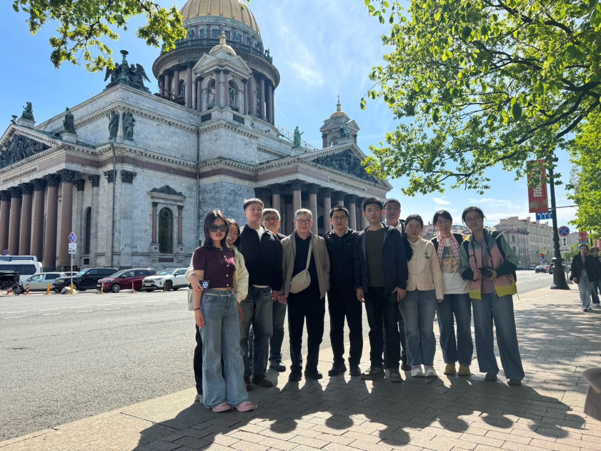 The delegation of the Geographical Society of China in St. Petersburg. Photo: RGS press service
