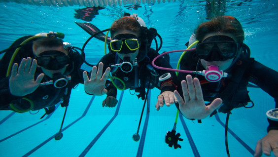 В "Орлёнке" подростков учат проводить подводные исследования