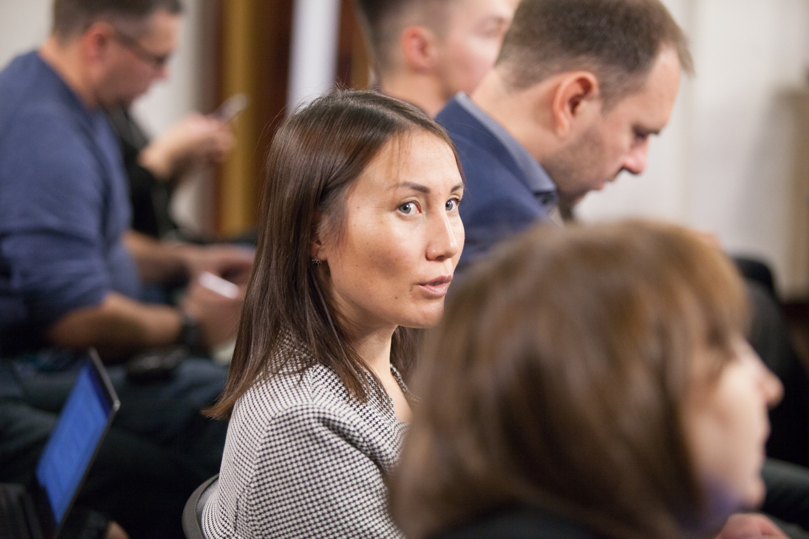 Председатель Медиа-совета Русского географического общества Дмитрий Песков провёл пресс-конференцию