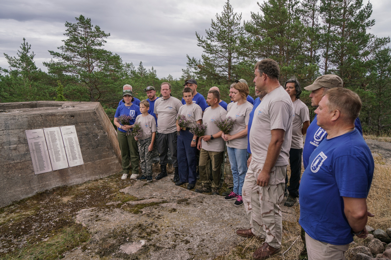 Мемориальная акция "Голоса погибших кораблей" на внешних островах Финского залива – Гогланде и Большом Тютерсе