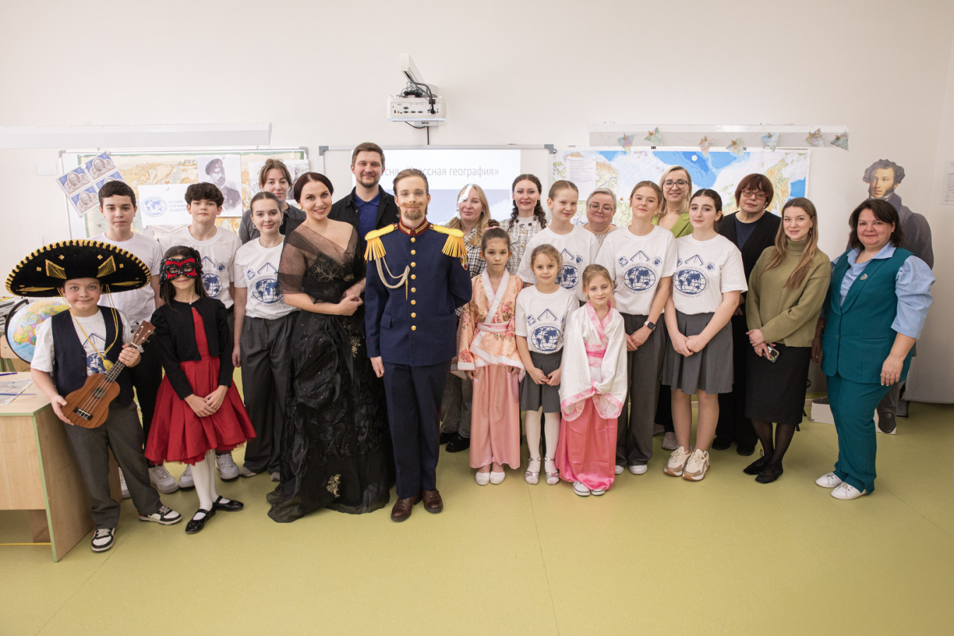 Участники конкурса «Классная география» из города Химки. Фото: Юлия Ардаматская