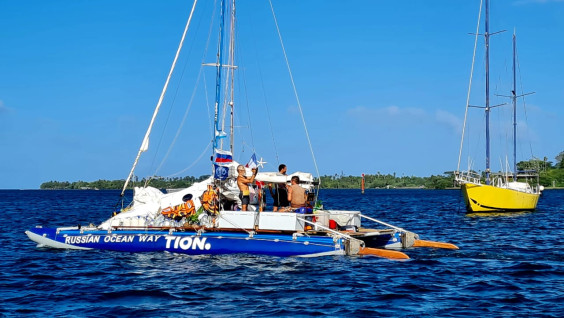 Кругосветчики РГО отправились с острова Таити в Австралию