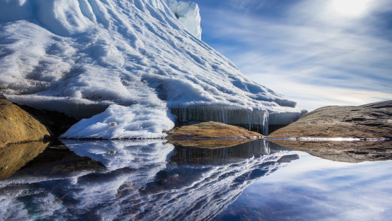 В Антарктике зафиксирован рекорд таяния морских льдов