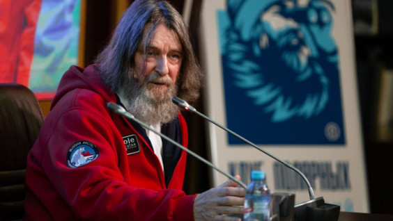 Fedor Konyukhov Presents Two New Projects at the RGS Headquarters in Moscow