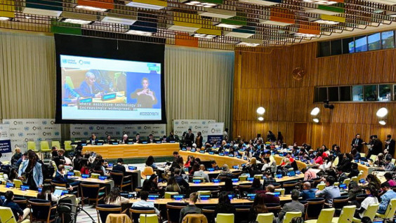 The delegation of the RGS takes part in the work of the Youth Forum of the UN Economic and Social Council