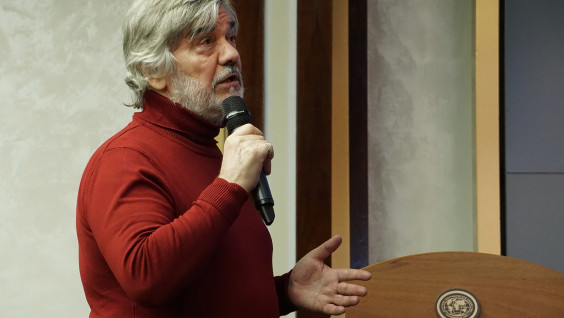 "Театр жизни на лебедином озере": мастер-класс Владимира Вяткина в РГО. Видео