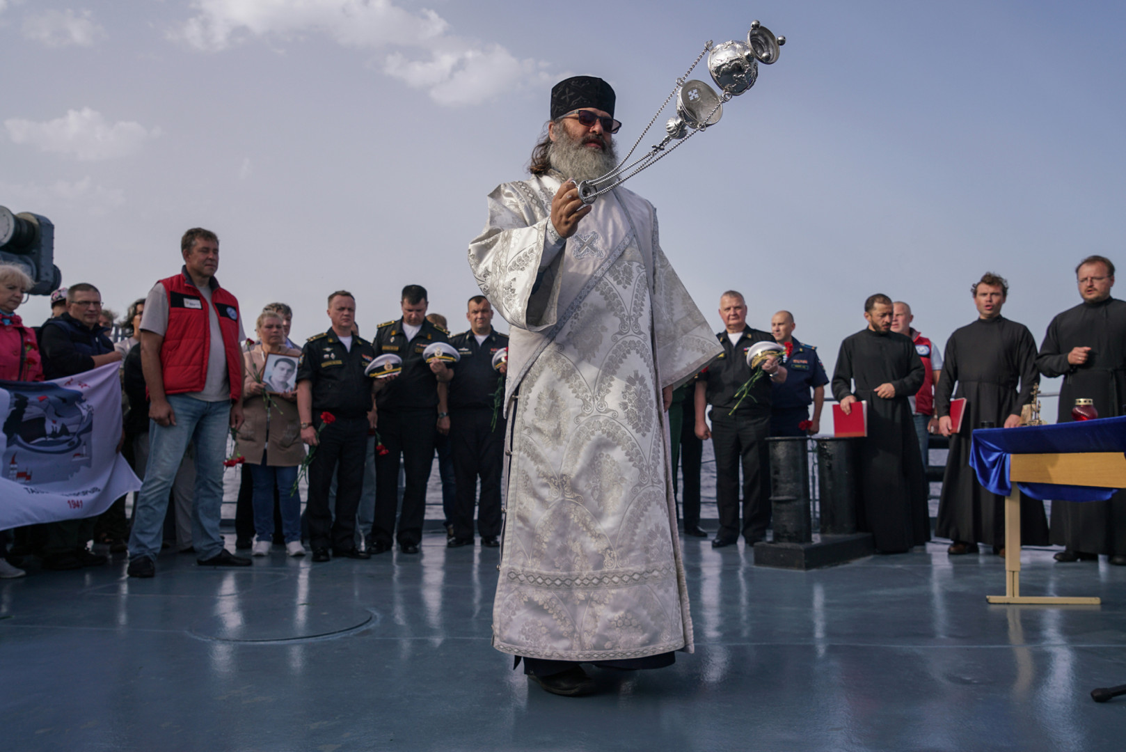Мемориальная акция "Голоса погибших кораблей" на внешних островах Финского залива – Гогланде и Большом Тютерсе