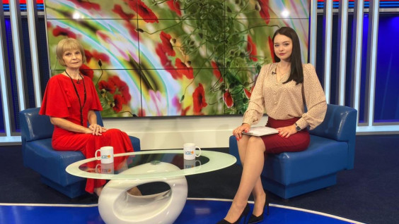 Председатель Курского отделения РГО посетила телеэфир