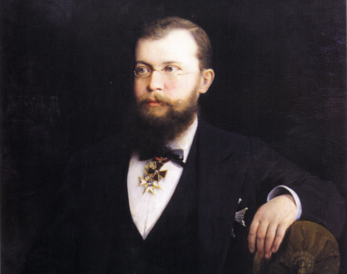 Портрет А.М. Сибирякова. Худ. А.И. Корзухин. Фрагмент. 1885 г. Иркутский областной художественный музей им. В.П. Сукачева