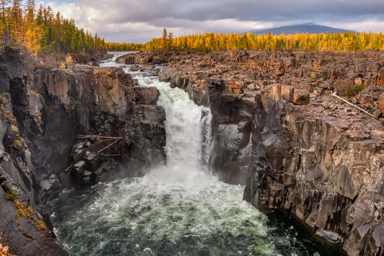 Водопады плато Путорана. Фото: Константин Леонтьев, участник фотоконкурса РГО 