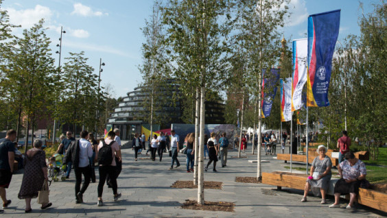 The IV Festival of the RGS Opened in the "Zaryadye" Park in Moscow