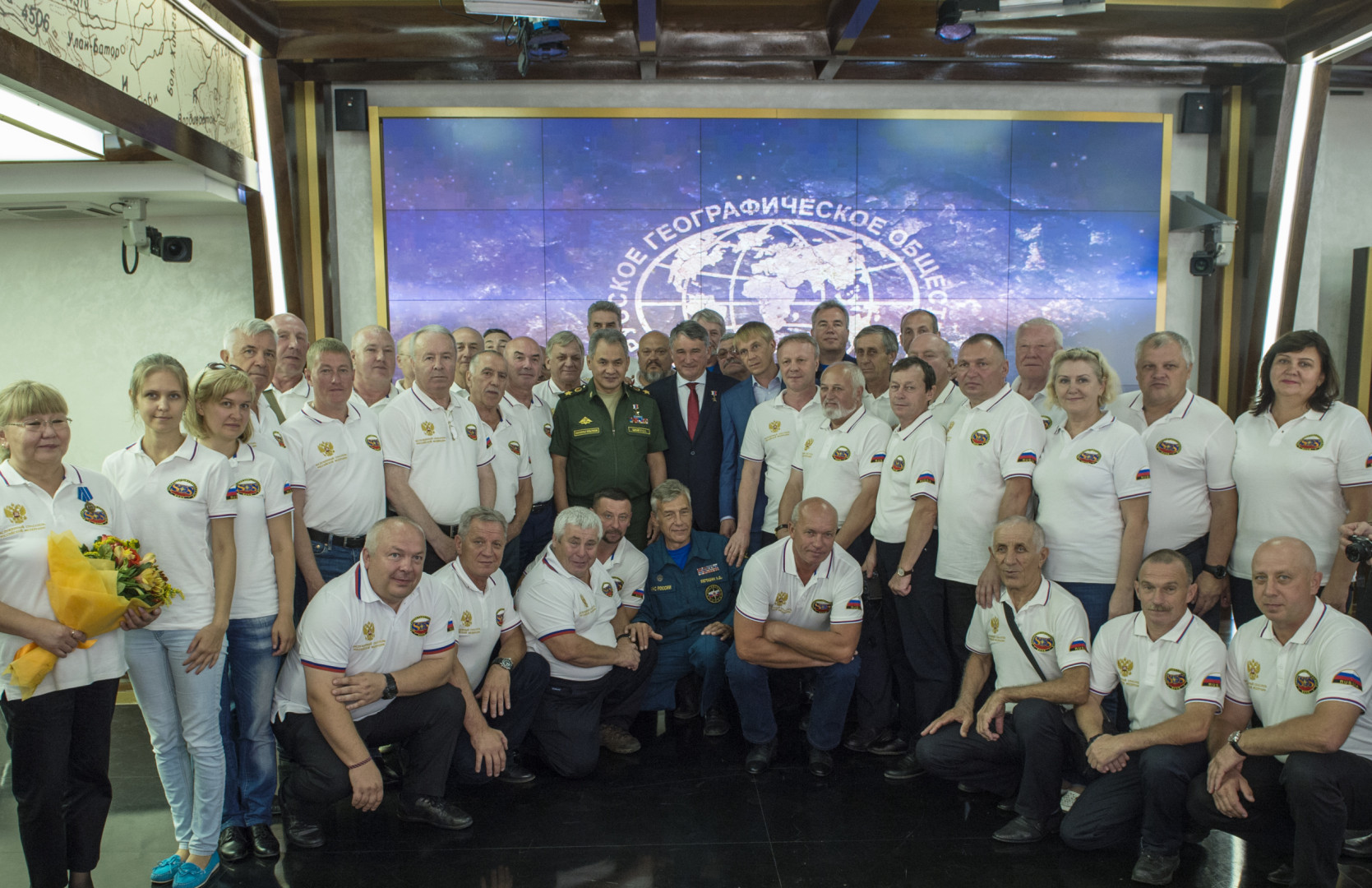 Встреча заслуженных спасателей России с Президентом Общества Сергеем Кужугетовичем Шойгу