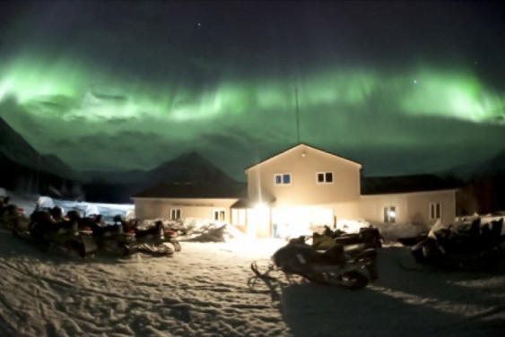 The northern lights moved from Arctic to the middle latitudes