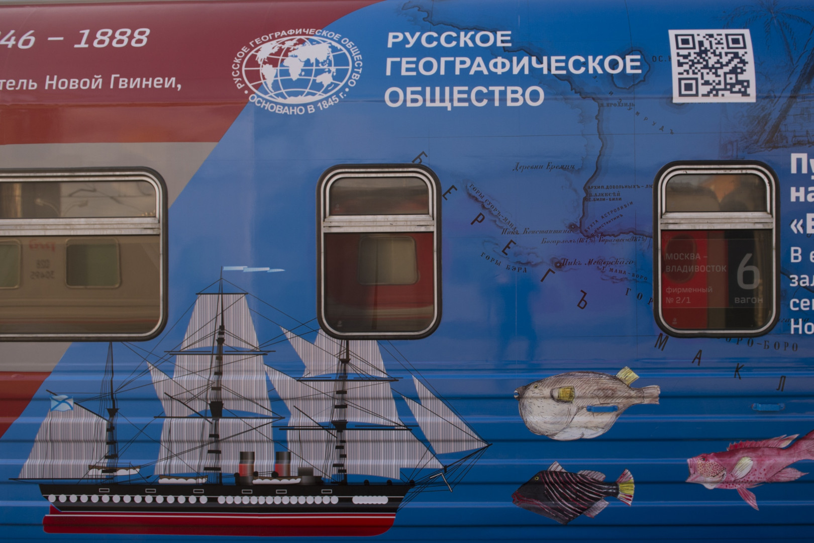 Поезд "Золотой фонд РГО"