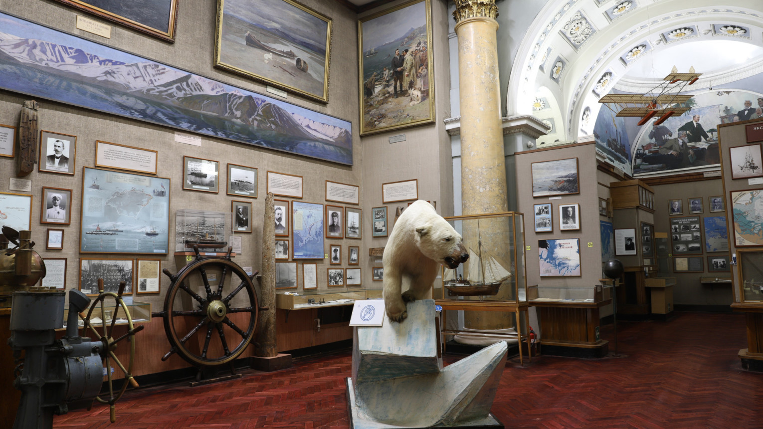 Главный зал музея. Фото предоставлено музеем  Арктики и Антарктики