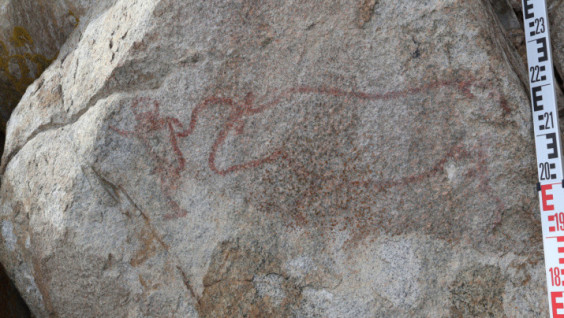 Drawings By Ancient People Found In The Kan River Basin For The First Time