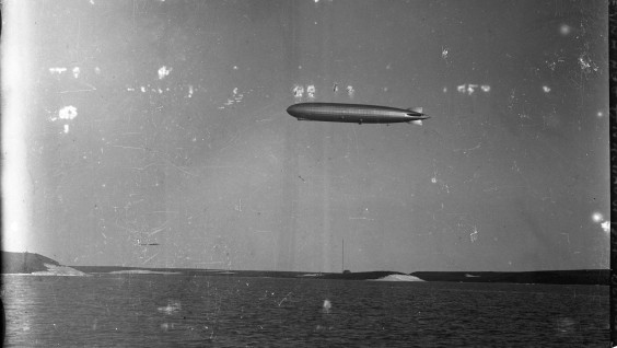 Обнаружен ранее неизвестный снимок XX века дирижабля "Граф Цеппелин" 