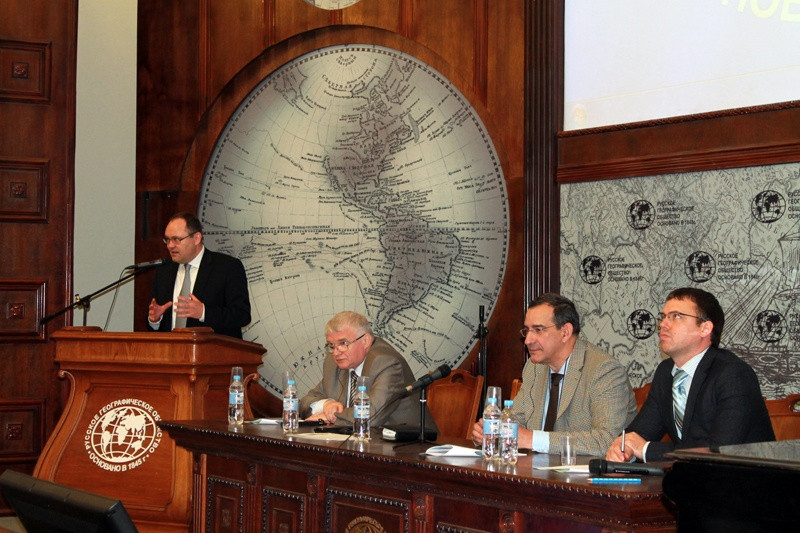Первое заседание Комиссии Русского географического общества по территориальной организации и планированию