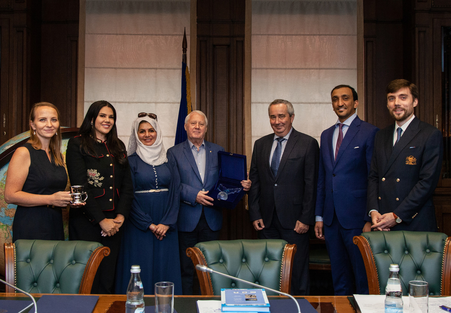 Встреча с делегацией географического общества Объединённых Арабских Эмиратов