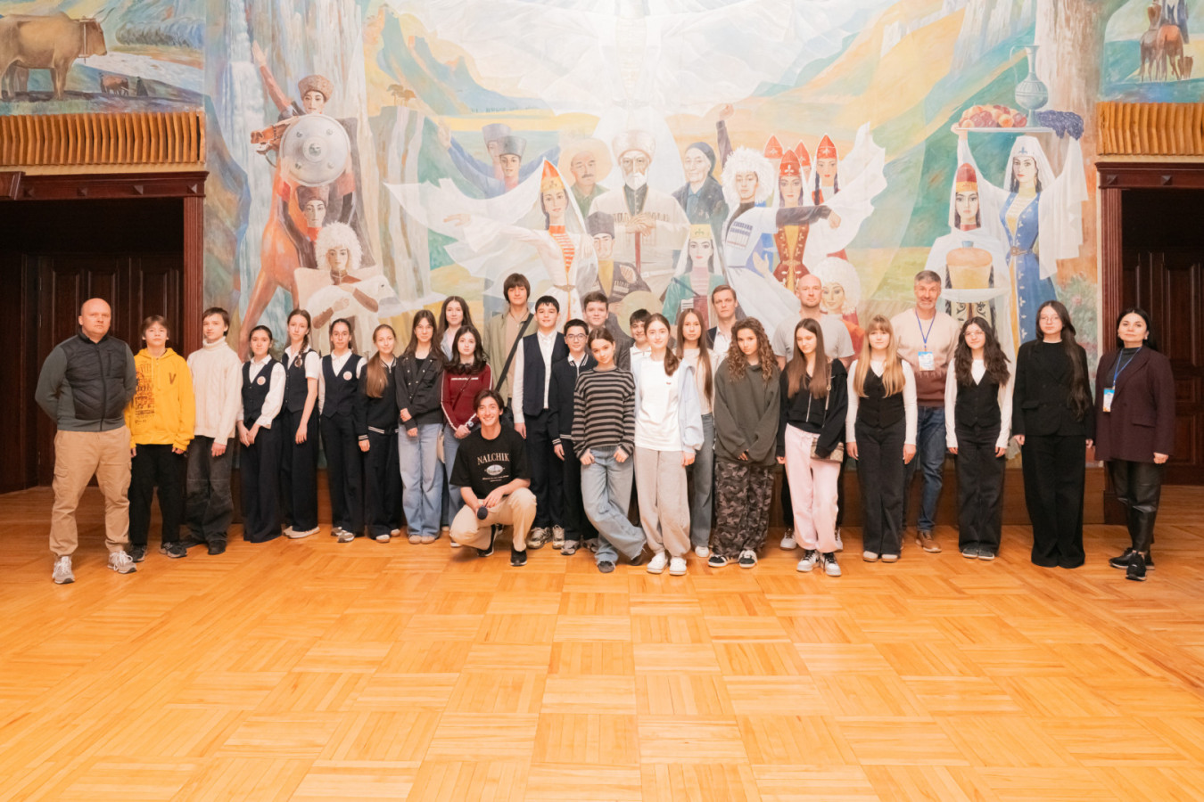 Участники смены «Заповедное дело РГО. Дети – 2026». Фото: пресс-служба Отделения РГО в Кабардино-Балкарии